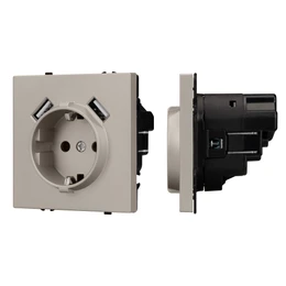 Фото #1 товара Механизм розетки с USB зарядкой SCT-NOBE-MUAA-SFPL-CA (230V, 16A) (Arlight, -)