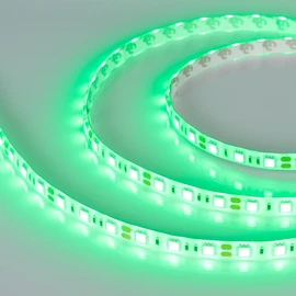 Фото #1 товара Светодиодная лента RTW 2-5000SE 12V Green 2x (5060, 300 LED, LUX) (Arlight, 14.4 Вт/м, IP65)