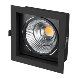 Фото #1 товара Светильник CL-KARDAN-S152x152-25W Warm3000 (BK-BK, 30 deg) (Arlight, IP20 Металл, 3 года)