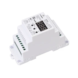 Фото #1 товара Диммер SMART-D19-DIM-PUSH-DIN (230V, 2A, TRIAC, 2.4G) (Arlight, IP20 Пластик, 5 лет)
