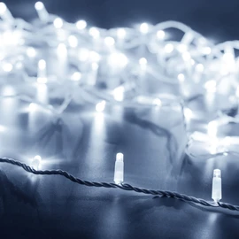 Фото #1 товара Светодиодная гирлянда ARD-STRING-PRO-10000-WHITE-100LED-FLASH WHITE (230V, 7W) (Ardecoled, IP65)