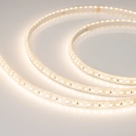 Фото #1 товара Светодиодная лента герметичная RTW-PU-A120-10.5mm 12V Warm3000 (16.8 W/m, IP68, Wire 2m, 5m) (Arlight, -)