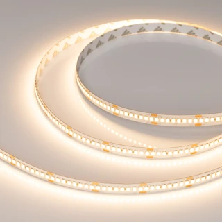 Фото #1 товара Светодиодная лента RT-A240-10mm 24V Warm2700 (22 W/m, IP20, 5m) (Arlight, высок.эфф.150 лм/Вт)