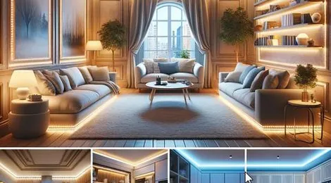 Усиление атмосферы дома с помощью светодиодных лент на 120 диодов