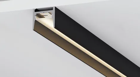 Создание бесшовной светящейся линии: стыковка накладных профилей