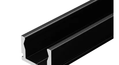 Контурная подсветка мебели: как создать эффект с черным алюминиевым профилем