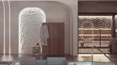 Светодиодное освещение в хаммаме: особенности установки