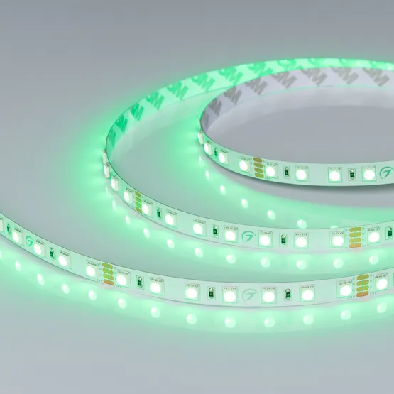 Фото #3 товара Светодиодная лента RT-B70-10mm 24V RGB (14 W/m, IP20, 5m) (Arlight, Открытый)