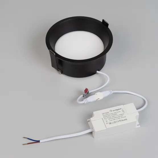 Фото #4 товара Светильник MS-BREEZE-BUILT-R125-16W Day4000 (BK, 85 deg, 230V) (Arlight, IP20 Металл, 3 года)