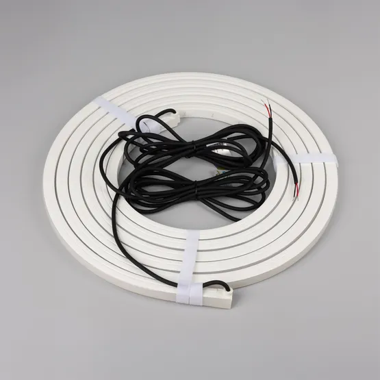 Фото #2 товара Светодиодная лента герметичная NOVA-TOP-PU-A120-16x15mm 24V White7200 (10 W/m, IP68, 5m, wire x2) (Arlight, Полиуретан)