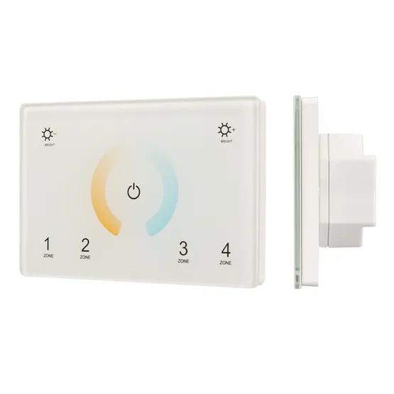 Фото #1 товара Панель Sens SMART-P81-MIX White (230V, 4 зоны, 2.4G) (Arlight, IP20 Пластик, 5 лет)