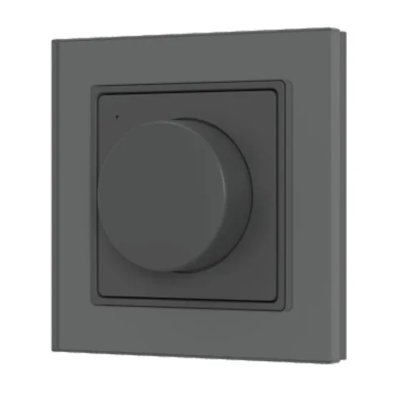 Фото товара INTELLIGENT ARLIGHT Роторная панель SMART-RF-801-32-MULTI черная, квадрат. (3V, стекло, 2.4G) (IARL, IP20 Пластик, 5 лет)