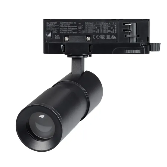 Фото #3 товара Светильник LGD-ARTEMIS-TRACK-4TR-R55-12W Day4000 (BK, 8-80 deg, 230V, DALI) (Arlight, IP20 Металл, 5 лет)
