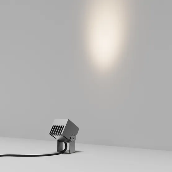 Фото #3 товара Светильник ALT-BLOCK-S65x65-5W Warm3000 (GR, 3 deg, 230V) (Arlight, IP66 Металл, 3 года)