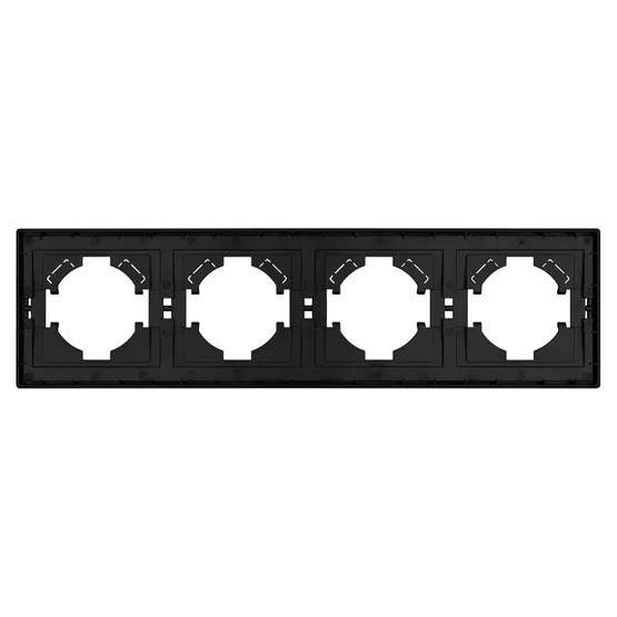 Фото #3 товара Рамка пластиковая FRM-TENDO-PL-4-BK (Arlight, -)