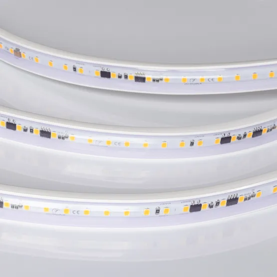 Фото #2 товара Светодиодная лента герметичная ARL-PV-A120-15mm 230V Warm3000 (15 W/m, IP65, 30m) (Arlight, -)