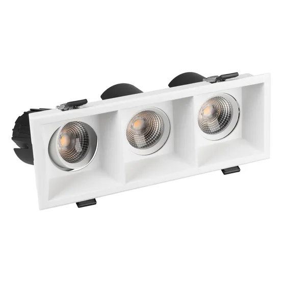Фото #2 товара Светильник MS-FLOW-BUILT-S230x85-3x6W Warm3000 (WH, 38 deg, 230V) (Arlight, IP20 Металл, 5 лет)