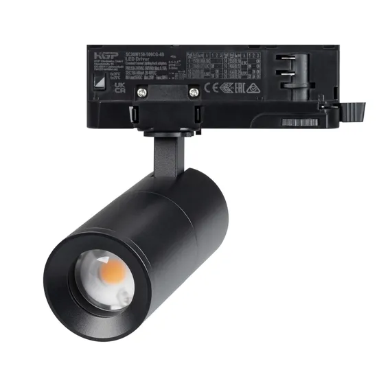 Фото #1 товара Светильник LGD-ARTEMIS-TRACK-4TR-R55-12W Day4000 (BK, 8-80 deg, 230V, DALI) (Arlight, IP20 Металл, 5 лет)