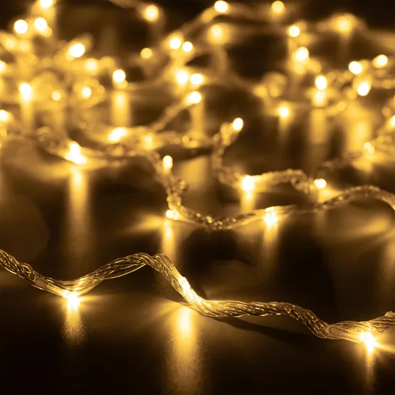 Фото #1 товара Светодиодная гирлянда ARD-STRING-HOME-10000-CLEAR-99LED-RUN WARM (230V, 10.5W) (Ardecoled, IP20)