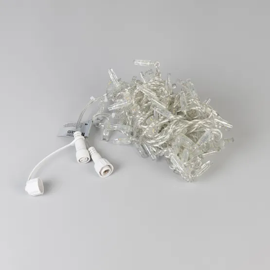 Фото #2 товара Светодиодная гирлянда ARD-STRING-CLASSIC-10000-CLEAR-100LED-STD WHITE (230V, 7W) (Ardecoled, IP65)