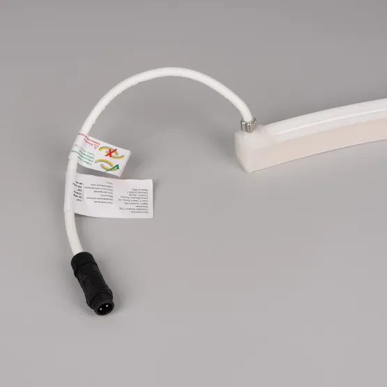 Фото #4 товара Светодиодная лента герметичная MOONLIGHT-PRO-TOP-X320-20x20mm 48V Warm3000 (10 W/m, IP67, 30m, wire x2) (Arlight, Вывод боковой, 7 лет)