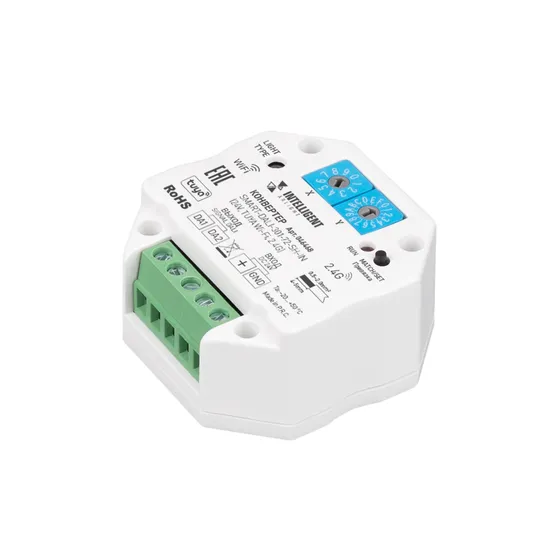 Фото товара INTELLIGENT ARLIGHT Конвертер SMART-DALI-301-72-SH-IN (24V, TUYA Wi-Fi, 2.4G) (IARL, IP20 Пластик, 5 лет)