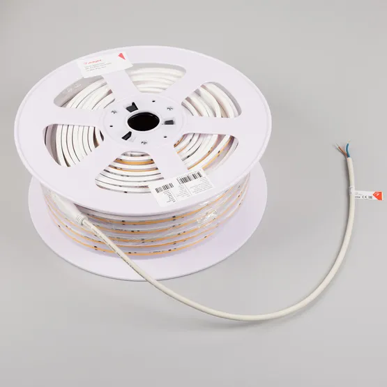 Фото #2 товара Светодиодная лента герметичная ARL-PV-X720-15mm 230V Warm3000 (14 W/m, IP65, 50m) (Arlight, -)