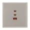 Минифото #4 товара ARL NOBE USB Розетка тип А+С+С софт-тач кашемир SCT-MUACC-SFPL-FC-CA (65W, QC3) (Arlight, -)