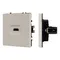 Минифото #1 товара ARL NOBE Розетка HDMI софт-тач кашемир SCT-MHD1-SFPL-CA (Arlight, -)