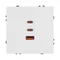 Минифото #3 товара Механизм розетки с быстрой USB зарядкой SCT-NOBE-MUACC-SFPL-FC-WH (65W, QC3) (Arlight, -)