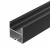 Профиль с экраном SL-LINE-5050-2500 BLACK+OPAL (Arlight, Алюминий)