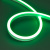 Лента герметичная MOONLIGHT-SIDE-A140-12x17mm 24V Green (8 W/m, IP67, 5m, wire x2) (Arlight, Вывод боковой, 3 года)