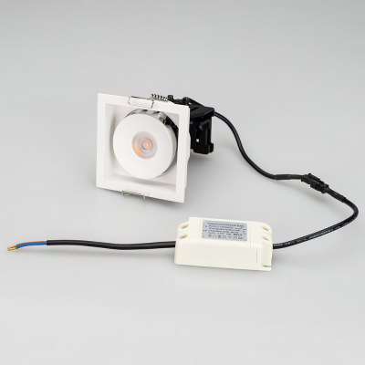Светильник CL-SIMPLE-S80x80-9W Day4000 (WH, 45 deg) (Arlight, IP20 Металл, 3 года)