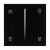Панель SMART-P36-DIM-IN Black (230V, 1.2A, TRIAC, Sens, 2.4G) (Arlight, IP20 Пластик, 5 лет)