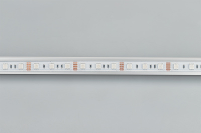 Лента RTW 2-5000P 12V RGB 2x (5060, 300 LED, LUX) (Arlight, 14.4 Вт/м, IP66)