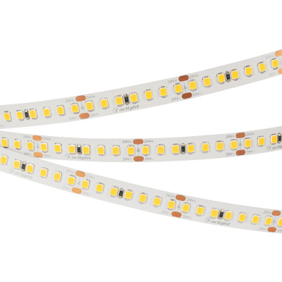 Лента RT 2-5000 24V Warm3000 3x (2835, 840 LED, LUX) (Arlight, 17 Вт/м, IP20)