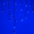 Светодиодная гирлянда ARD-EDGE-CLASSIC-2400x600-BLACK-88LED-FLASH BLUE (230V, 6W) (Ardecoled, IP65)
