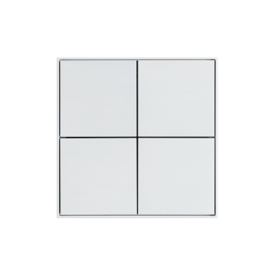 INTELLIGENT ARLIGHT Кнопочная панель KNX-304-23-IN White (BUS, Frame) (IARL, IP20 Металл, 2 года)